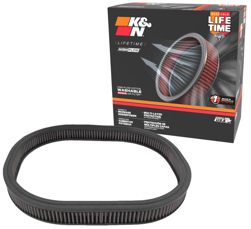 K&N Replacement Air Filter MOPAR 383,440 SIX-PAC 1969-72 - E-1980