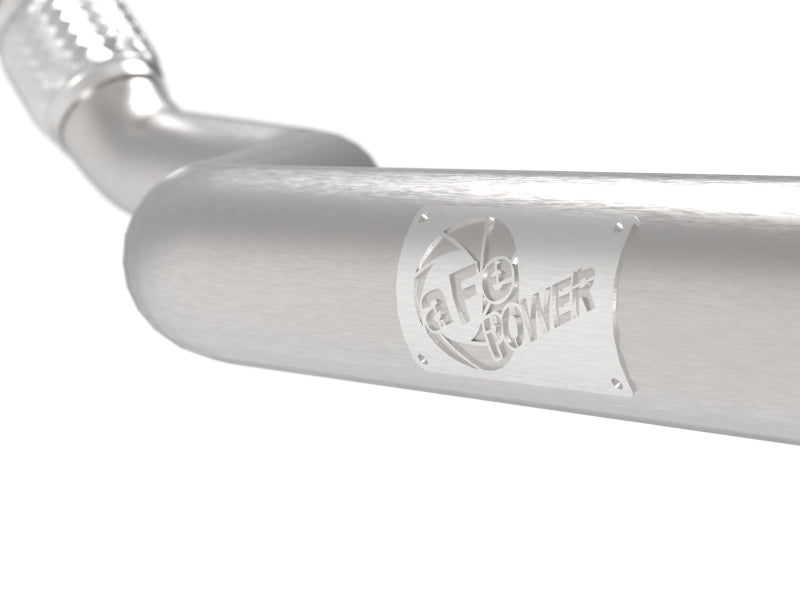 aFe POWER MACH Force-Xp 09-16 Audi A4/A5 B8 L4-2.0L(t) 304 SS 3in. Front Resonator Delete Pipe - 49-36428