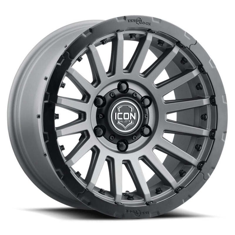 ICON Alloys Recon Pro Satin Charcoal - 18x9 / 6x5.5 / 25mm 6in BS - 23618909060CH