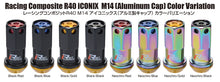 Load image into Gallery viewer, Project Kics 16+4 Black Lock &amp; Lug Nuts R40 Iconix - 14X1.25 (Black Cap) - WRIA15KK