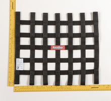 Load image into Gallery viewer, RaceQuip Black 15 X 18 SFI Ribbon Net - 726001