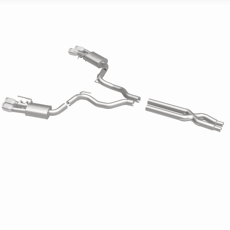 MagnaFlow SYS Cat-Back 2018 Ford Mustang GT 5.0L Competition Dual Exit Polished 4in Tips - 19368