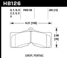 Load image into Gallery viewer, Hawk HPS Street Brake Pads - HB126F.505