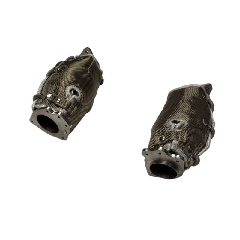 Kooks 23+ Chevrolet Corvette C8 Z06/LT6 5.5L 3in. SS 5in. Bodied Ultra-GREEN Conn. w/Blankets - 218133BK