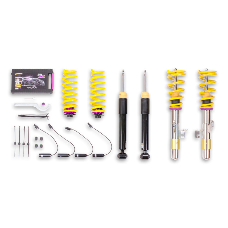 KW Coilover Kit V2 BMW 3 Series F30 6-Cyl w/ EDC Bundle - 1522000G