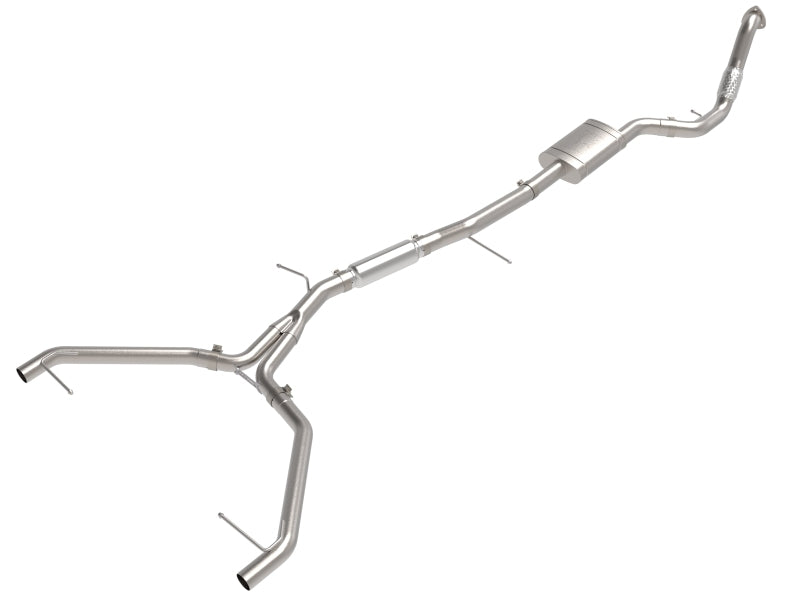 aFe 20-21 Audi A4 L4-2.0L (t) MACH Force-Xp 3in to 2-1/2in Stainless Steel Cat-Back Exhaust System - 49-36446