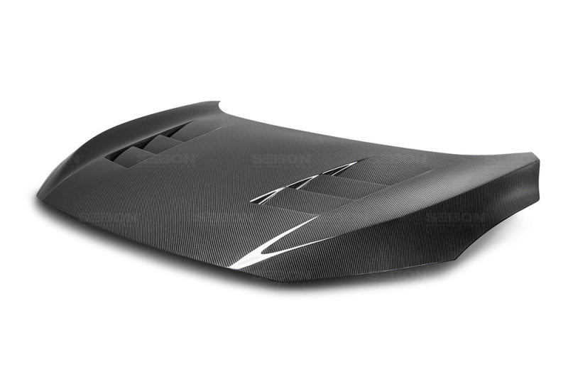 Seibon 2016-2018 Honda Civic Coupe/Sedan/Hatchback TS-Style Carbon Fiber Hood - HD16HDCV-TS