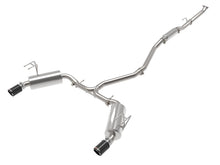 Load image into Gallery viewer, aFe Takeda 2.5in 304 SS Cat-Back Exhaust System w/CF Tips 2022+ Honda Civic L4-1.5L (t) - 49-36628-C