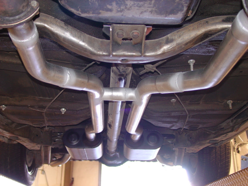 Flowmaster 64-72 GM A-BODY 2.5 in. American Thunder Crossmember-Back Exhaust System - 17119