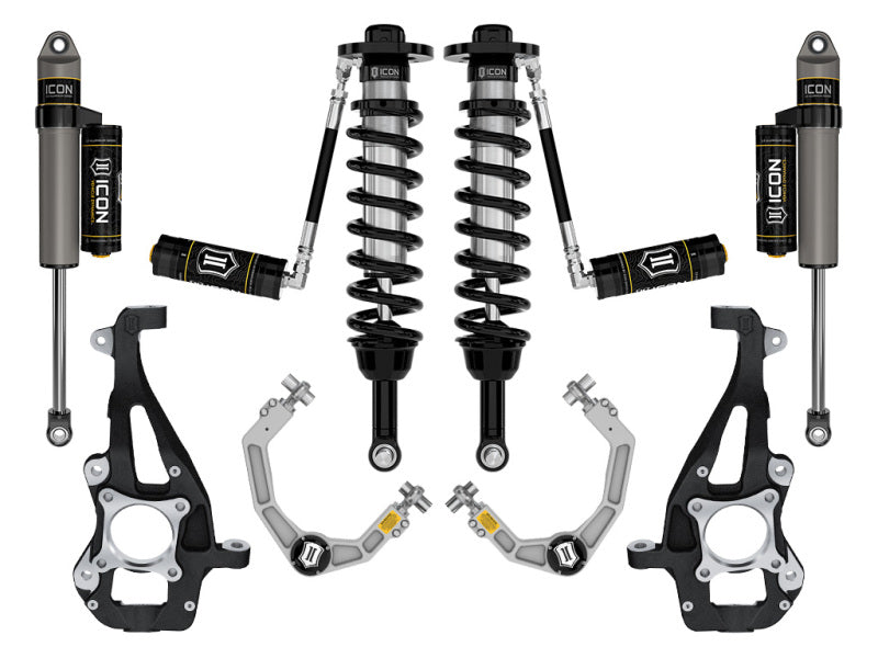 ICON 21-24 Ford F150 4WD 3.5-4.5in Stage 3 Suspension Sys Billet Uca - K93143