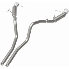 Load image into Gallery viewer, Magnaflow 2014 Ford Mustang V6 3.7L Comp Series Dual Split Rear Polished Stainless C/B Perf Exhaust - 15245
