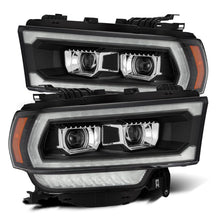 Load image into Gallery viewer, AlphaRex 19-21 Ram 2500 LUXX LED Proj Headlights Plank Style Black w/Activ Light/Seq Signal/DRL - 880550