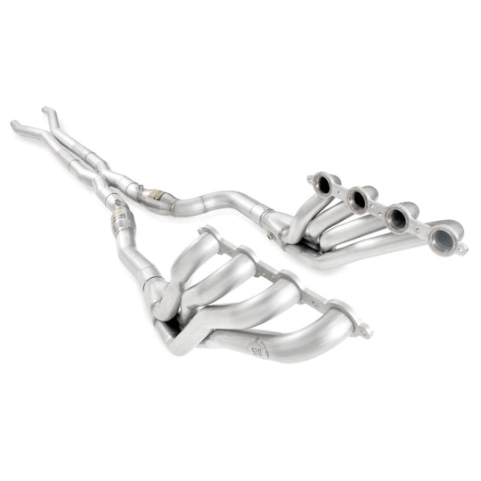 Stainless Works 2009-15 Cadillac CTS-V Headers 2in Primaries High-Flow Cats 3in Leads X-Pipe Factory - CTSV9HCAT
