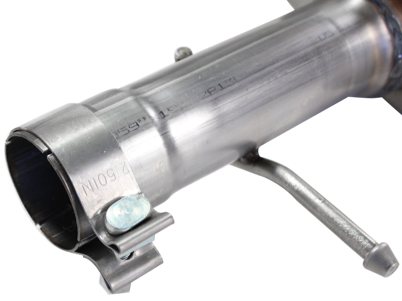aFe MACHForce XP Exhaust Cat-Back 3in SS-409 Hi-Tuck inRBin 12-14 Jeep Wrangler Unlimited V6 4Dr - 49-46232