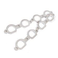 Load image into Gallery viewer, Stainless Works Chevrolet LS7 D-Port Shaped Header 304SS Exhaust Flanges 2in Primaries - HFLS7200