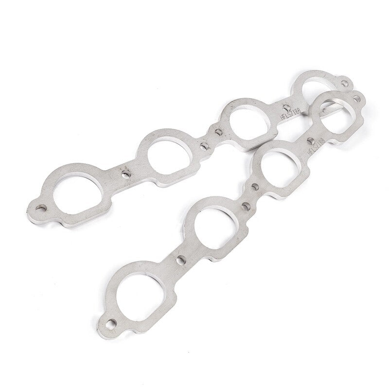 Stainless Works Chevrolet LS7 D-Port Shaped Header 304SS Exhaust Flanges 1-7/8in Primaries - HFLS7188