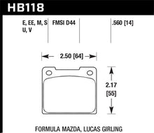 Load image into Gallery viewer, Hawk Alcon 4R-Type / Alcon R-Type (Short Profile) Blue 9012 Race Brake Pads - HB118E.560