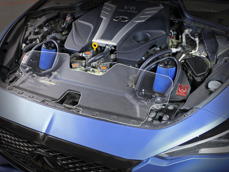 aFe Takeda Stage-2 Pro 5R Cold Air Intake System 16-19 Infinity Q50/Q60 V6-3.0L (tt) - 56-10004R