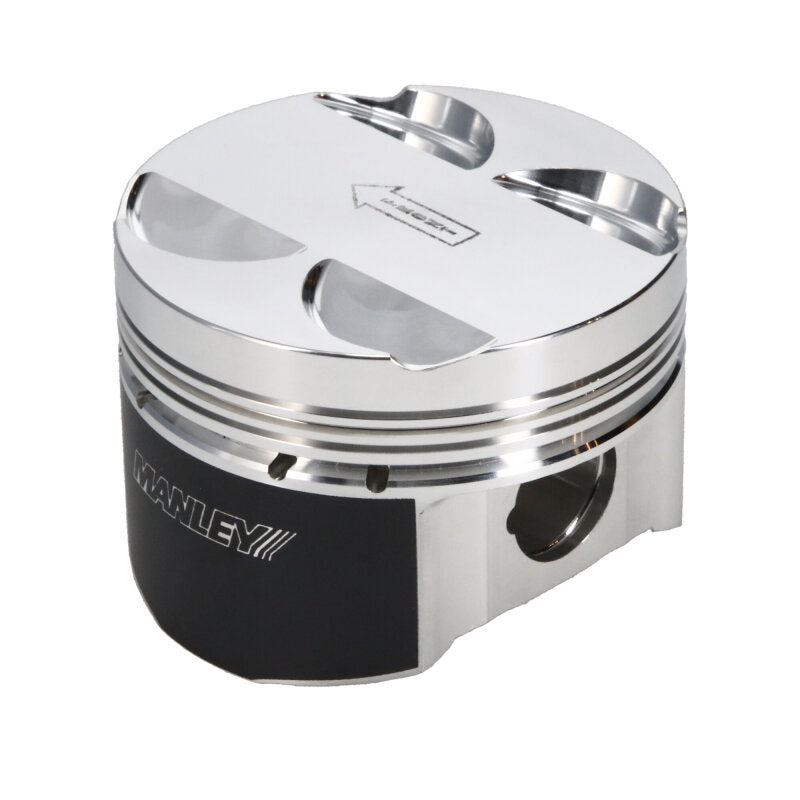 Manley 03-06 Evo 8/9 (7 Bolt 4G63T) 85.5mm +0.5mm Over Bore 9.0:1 Dish Pistons w/ Rings - 606105C-4