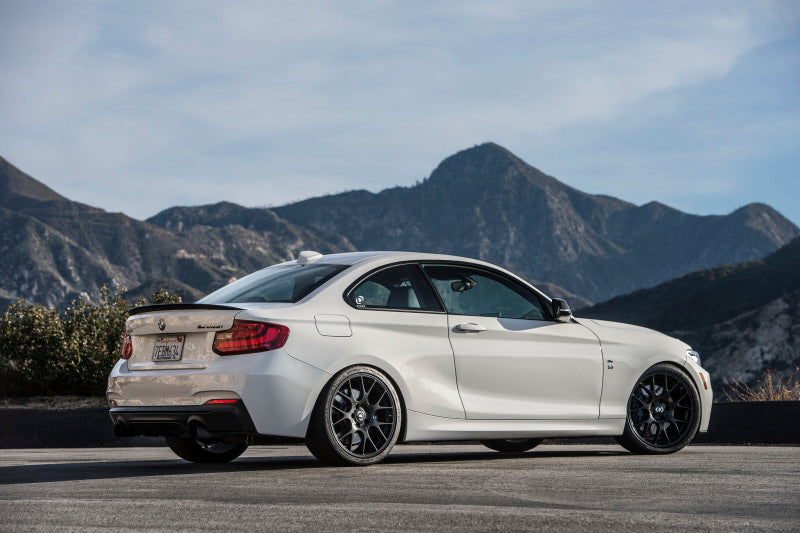 Dinan 14-16 BMW M235i (F22) w/o M-Performance Valence Free Flow Axleback Exhaust System - Black Tips - D660-0047-BLK