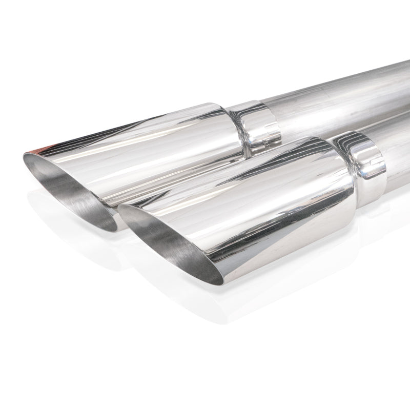 Stainless Works 2020-21 Silverado HD 6.6L Redline Catback Polished Tips - CT220CBR