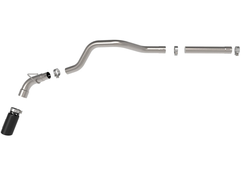 aFe LARGE BORE HD 3in 409-SS DPF-Back Exhaust w/Black Tip 14-18 RAM 1500 EcoDiesel V6-3.0L (td) - 49-42065-B