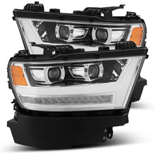 Load image into Gallery viewer, AlphaRex 19-20 Dodge Ram 1500 LUXX LED Proj Headlights Plank Chrome w/Activ Light/Seq Signal/DRL - 880544