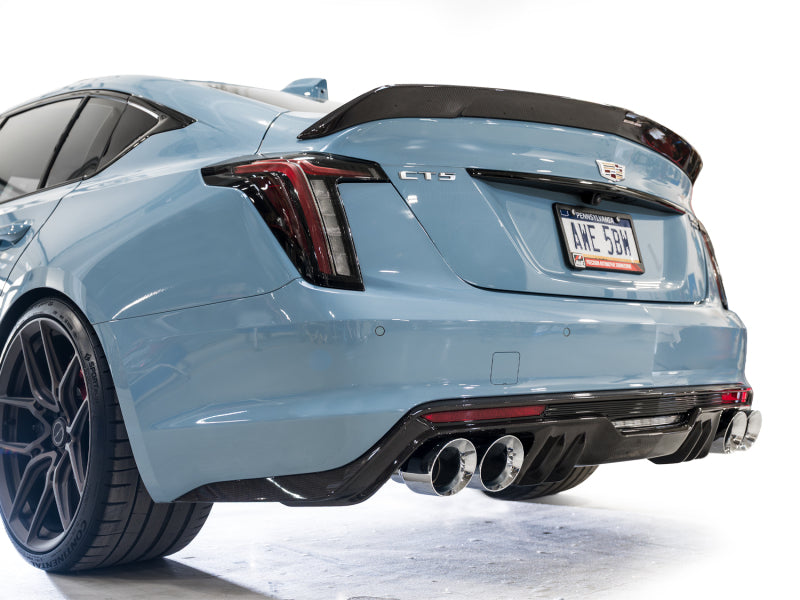 AWE Tuning 22-26 Cadillac CT5-V Blackwing SwitchPath Exhaust - Chrome Silver Tips - 3025-42562