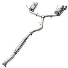 Load image into Gallery viewer, AWE Tuning 2015+ Subaru WRX VA Sedan Touring Edition Exhaust - Chrome Silver Tips (102mm) - 3015-42098