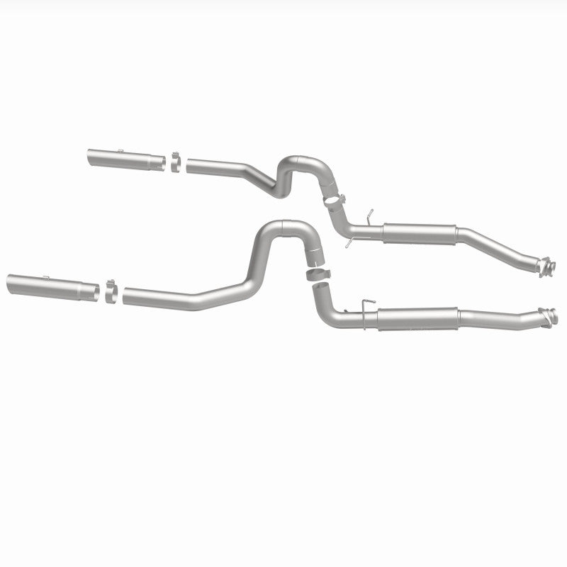 MagnaFlow 99-04 Mustang Mach 1 V8 4.6L Dual Split Rear Exit Stainless Cat-Back Performance Exhaust - 16394