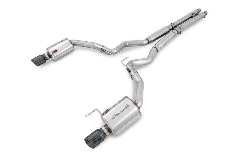 AWE Tuning S550 Mustang GT Cat-Back Exhaust - Touring Edition (Diamond Black Tips) - 3015-33084