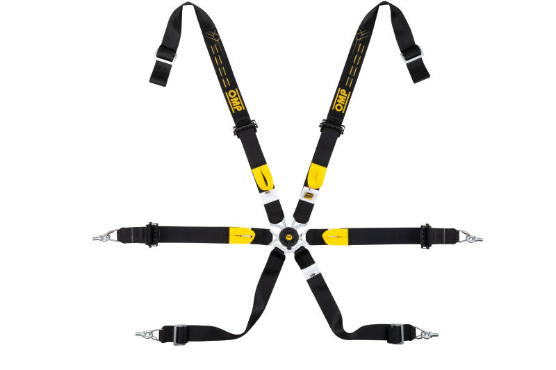 OMP Safety Harness One 2in WRC Pull Up - Black (Fia 8853-2016) - DA0-0210-A01-071