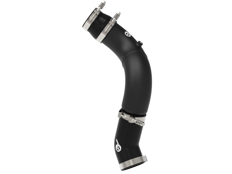 aFe BladeRunner 3-1/2in Aluminum Cold Charge Pipe Black RAM Diesel Trucks 25-26 L6-6.7L (td) - 46-20819-B