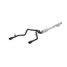 Load image into Gallery viewer, MBRP 2019+ Chevrolet Silverado 1500 / 2019+ GMC Sierra 1500 Alum. 3in Armor Black Cat-Back Exhaust - S5021BLK