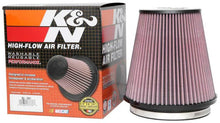 Load image into Gallery viewer, K&amp;N Universal Clamp-On Air Filter 6in FLG / 7-1/2in B / 5in T / 7-1/2in H - RU-1041