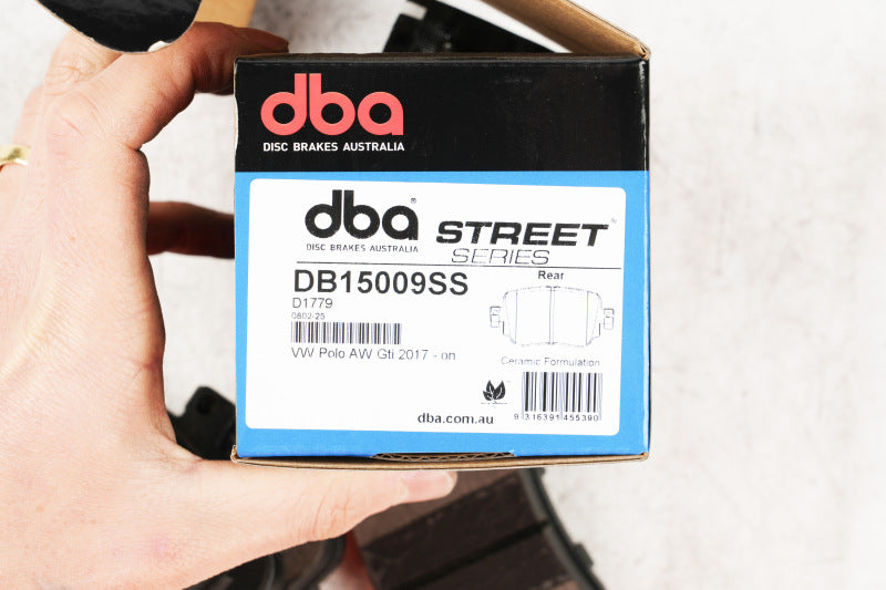DBA 15-21 Volkswagen Golf S/SE/SEL Rear Street Series Brake Pads - DB15009SS