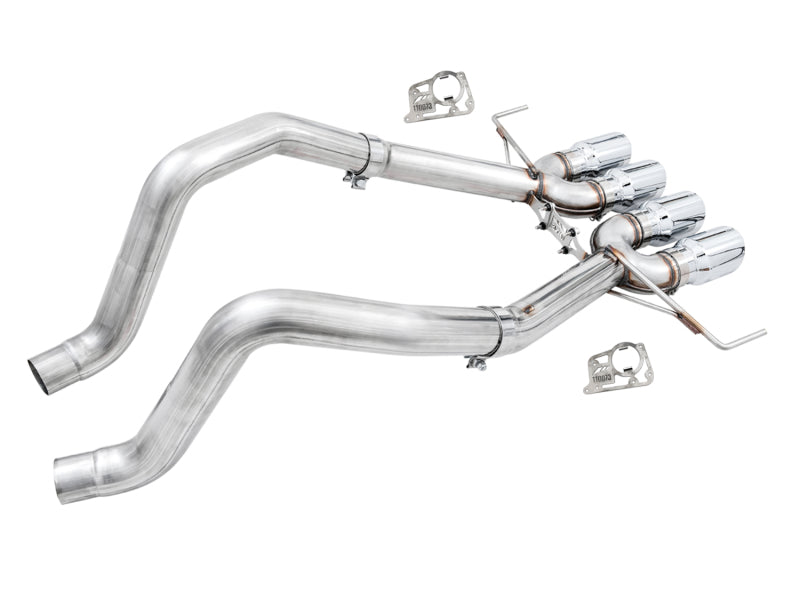 AWE Tuning 14-19 Chevy Corvette C7 Z06/ZR1 (w/AFM) Track Edition Axle-Back Exhaust w/Chrome Tips - 3020-42073