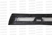 Load image into Gallery viewer, Seibon 08-12 Mitsubishi Lancer Evo X Shaved Emblem Carbon Fiber Front Grill does not fit MR model