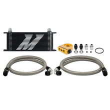 Load image into Gallery viewer, Mishimoto Universal Thermostatic Oil Cooler Kit 16-Row Black - MMOC-U16TBK