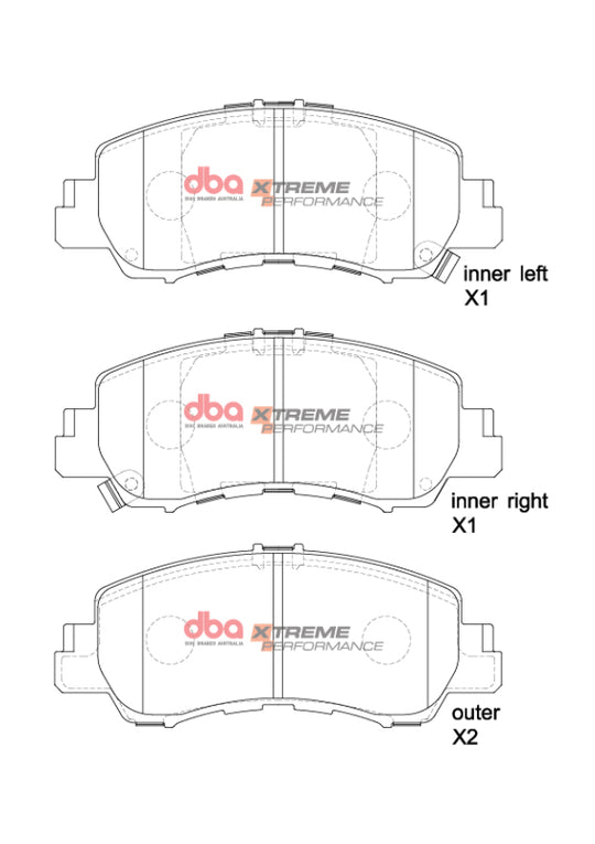 DBA 2018+ Mitsubishi Eclipse Cross XP Performance Front Brake Pads - DB15048XP