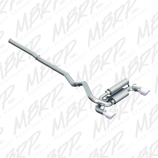 MBRP 2016+ Ford Focus RS 3in Dual Outlet Cat-Back Exhaust T409 SS - S4203409