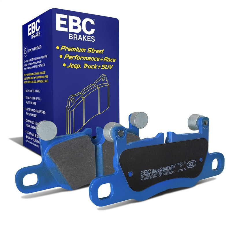 EBC 2016+ Porsche 911 (991/2 w/Cast Iron Rotors) 3.0TT Carrera Bluestuff Rear Brake Pads - DP52371NDX