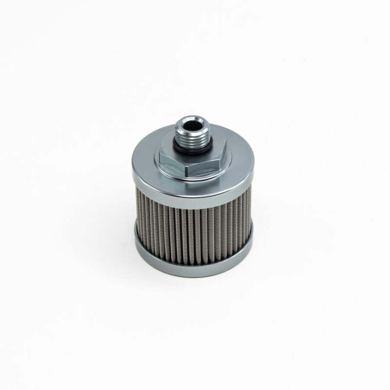 DeatschWerks Stainless Steel 6AN 100 Micron Universal Fuel Pump Pre-Filter - 8-01-06100