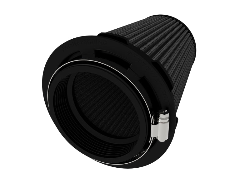 aFe Momentum Intake Air Filter w/Black Pro 5R 3-1/2IN F x 5IN B x 3-1/2IN T (Inverted) x 6IN - 20-91202K