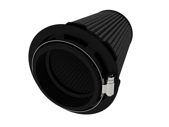 aFe Momentum Intake Air Filter w/Black Pro 5R 3-1/2IN F x 5IN B x 3-1/2IN T (Inverted) x 6IN - 20-91202K