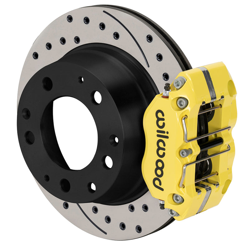 Wilwood kit rear NDPR PORS 911 1984-89 11.42X.95 rotor SRP yellow W/LINES - 140-16682-DY