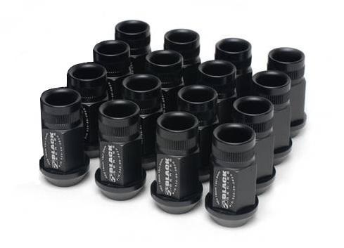 Skunk2 12x1.25 Forged Lug Nut - Black (Set of 20) - 520-99-0835
