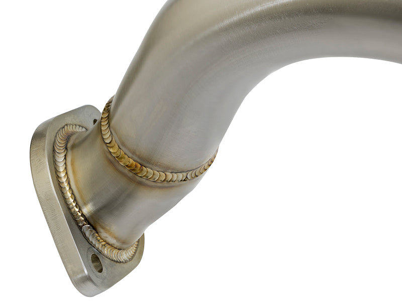 aFe MACHForce-Xp 2in 304 SS Cat-Back Exhaust w/Carbon Fiber Tips 13-16 Porsche Boxster 2.7L/3.4L - 49-36415-C