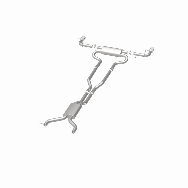 MagnaFlow 07 Audi Q7 V8 4.2L Dual Split Rear Exit Stainless Cat-Back Perf Exhaust - 15085