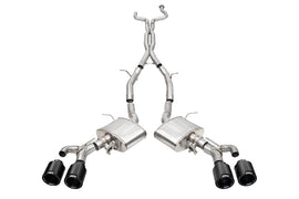 Corsa 22-25 Cadillac CT4 V Blackwing 3in Active Valve Cat-Back - 4.5in Carbon Fiber Black Tip - 21317CFBLK